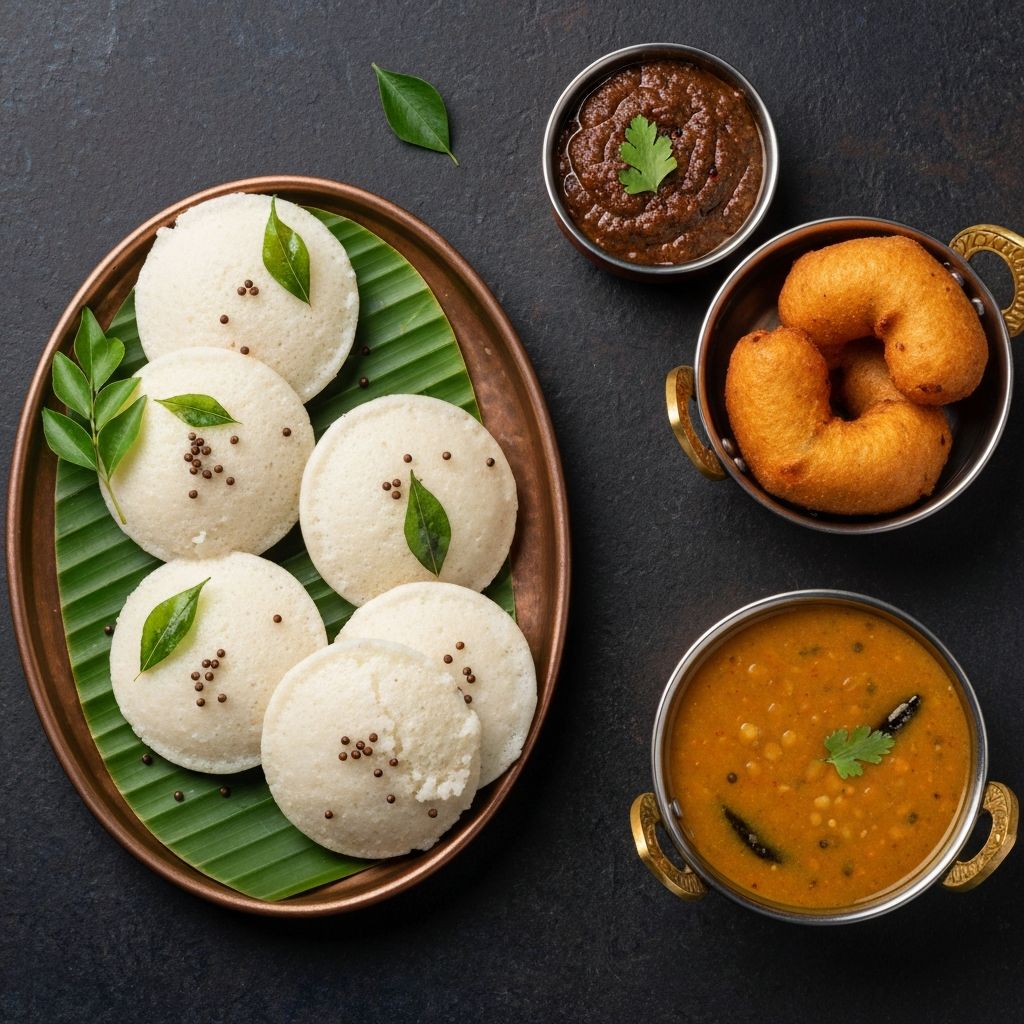 Fresh Idli Vada Combo